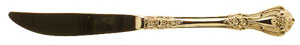 Gold Valentine (Gold Electroplate) Modern Solid Knife