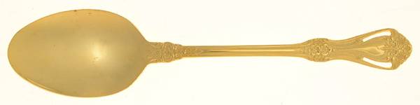 Gold Valentine (Gold Electroplate) Tablespoon (Serving Spoon)