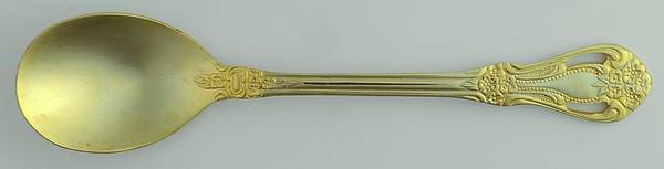 Gold Valentine (Gold Electroplate) Sugar Spoon