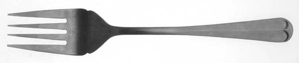 Jefferson Manor (Stainless) Medium Solid Cold Meat Serving Fork