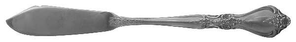 Kings Berry (Stainless) Flat Handle Master Butter Knife