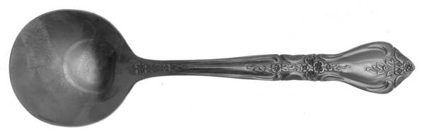 Kings Berry (Stainless) Round Bowl Soup Spoon (Cream Soup)