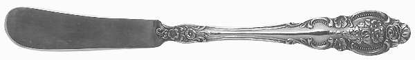 Lady Beatrice Flat Handle Master Butter Knife