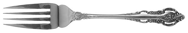 Lady Joann-Lady Jo Ann (Stainless) Medium Solid Cold Meat Serving Fork