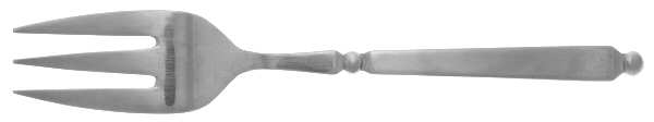 Medium Solid Cold Meat Serving Fork