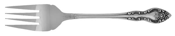 Lisette (Stainless) Medium Solid Cold Meat Serving Fork