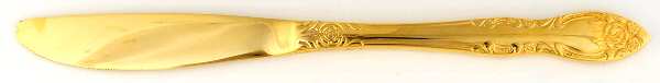 Lisette (Gold Electroplate) Modern Solid Knife