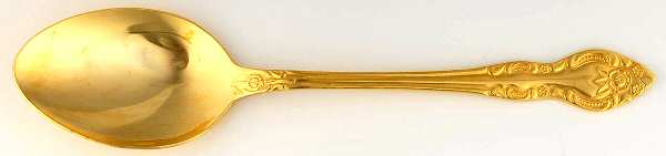 Lisette (Gold Electroplate) Tablespoon (Serving Spoon)