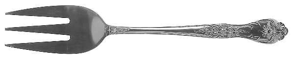 Love Joy (Stainless) Medium Solid Cold Meat Serving Fork