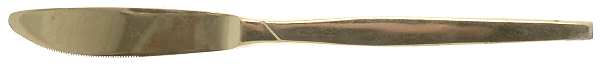 Nobility (Gold Electroplate) Modern Solid Knife