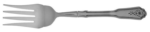 Norcrest-Brentwood (Stainless) Cold Meat Fork Large, Stainless Tines HC