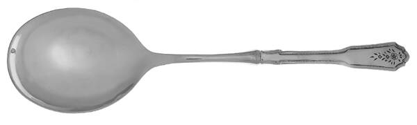 Norcrest-Brentwood (Stainless) Casserole Spoon with Smooth Stainless Bowl HC