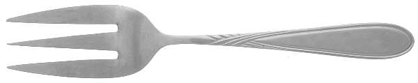 Renee (Stainless) Medium Solid Cold Meat Serving Fork