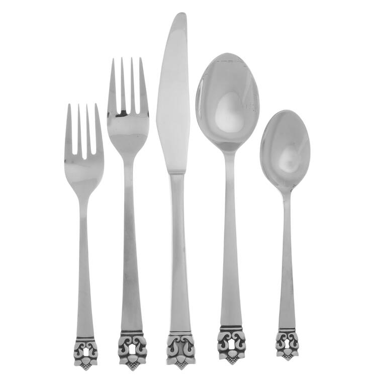 Roget (Stainless) 5 Piece Place Setting