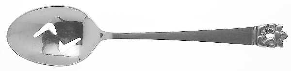 Roget (Stainless) Pierced Tablespoon (Serving Spoon)
