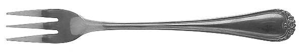 Rose Trio-Rose Petal (Stainless) Cocktail/Seafood Fork