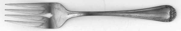 Rose Trio-Rose Petal (Stainless) Individual Salad Fork