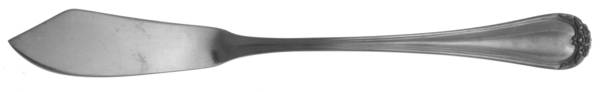 Rose Trio-Rose Petal (Stainless) Flat Handle Master Butter Knife