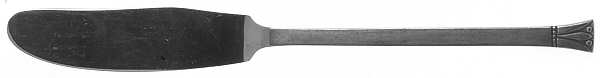 Royalty (Stainless) Flat Handle Master Butter Knife