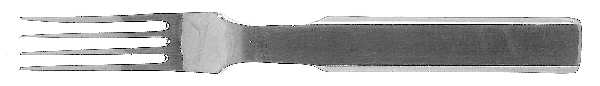 Oblique (Stainless) Individual Salad Fork