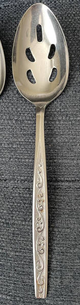 Castle (Stainless) Pierced Tablespoon (Serving Spoon)