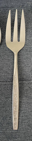 Castle (Stainless) Small Solid Cold Meat Serving Fork