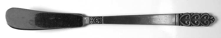 SRB148 (STAINLESS) Flat Handle Butter Spreader