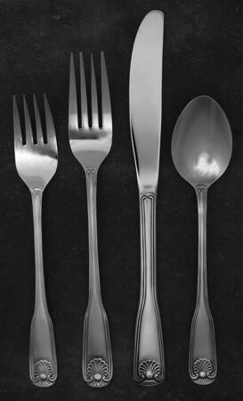 SRB3 (STAINLESS) 4 Piece Place Setting
