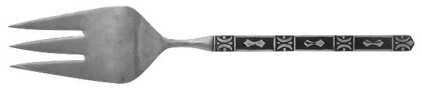 SRB37 (Stainless) Medium Solid Cold Meat Serving Fork