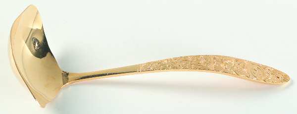 SRB180 (Gold Electroplate) Solid Gravy Ladle