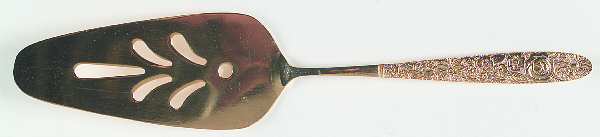 SRB180 (Gold Electroplate) Solid Pierced Pie Server