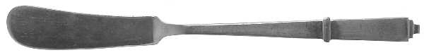 Stuart I (Stainless) Flat Handle Master Butter Knife