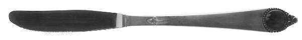 Vanity (Stainless, Circle Of Beads) Modern Solid Knife