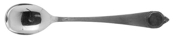 Vanity (Stainless, Circle Of Beads) Sugar Spoon