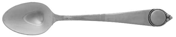 Vanity (Stainless, Circle Of Beads) Teaspoon