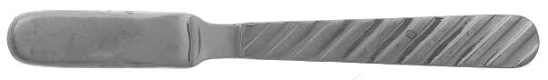 Zebra (Stainless) Flat Handle Butter Spreader