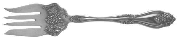 Angelica (Silverplate, 1912) Medium Solid Cold Meat Serving Fork