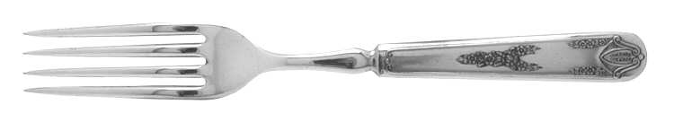 Endicott (Silverplate) Indented Solid Handled Fork