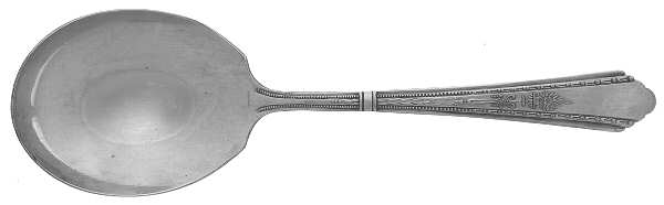 Juliet (Silverplate) Solid Smooth Casserole Spoon