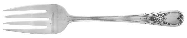 Newport (Silverplate, 1946) Medium Solid Cold Meat Serving Fork