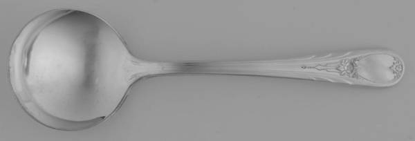 Newport (Silverplate, 1946) Round Bowl Soup Spoon (Bouillon)