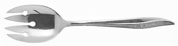 Rose Texture (Stainless) Solid Salad Serving Fork