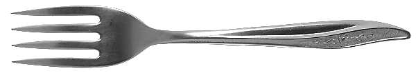 Rose Texture (Stainless) Individual Salad Fork