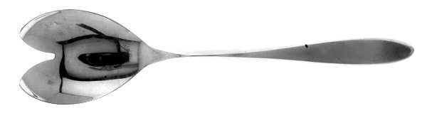 Stylus (Stainless) Solid Salad Serving Fork