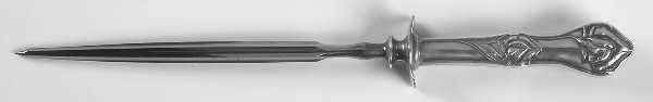 Sweet Pea (Silverplate) Large Roast Steel Rod Knife Sharpener