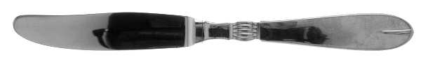 Inger (Stainless) Modern Hollow Butter Spreader (Stainless)
