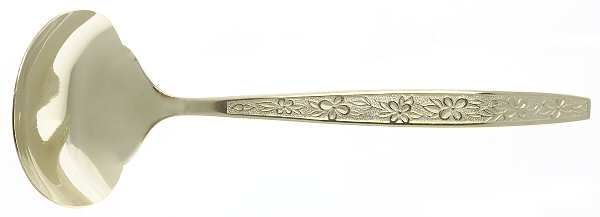 Gold La Spana (Gold Electroplate) Solid Gravy Ladle