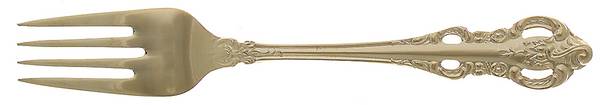 Golden Lady Joanne (Gold Electroplate) Individual Salad Fork