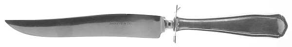 Dolores (Sterling, 1909, No Monograms) Small Steak Carving Knife with Stainless Blade