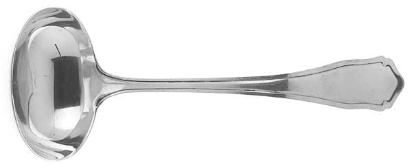 Dolores (Sterling, 1909, No Monograms) Solid Gravy Ladle